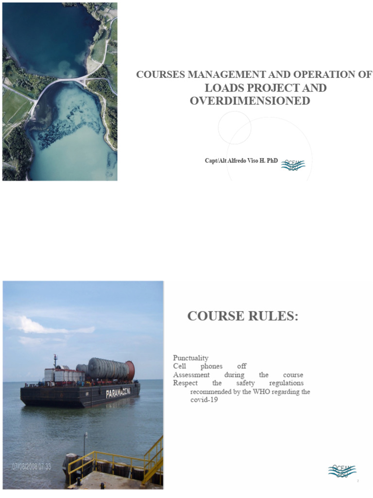 Oversized Load Management Course Guide | PDF | Cargo | Ships