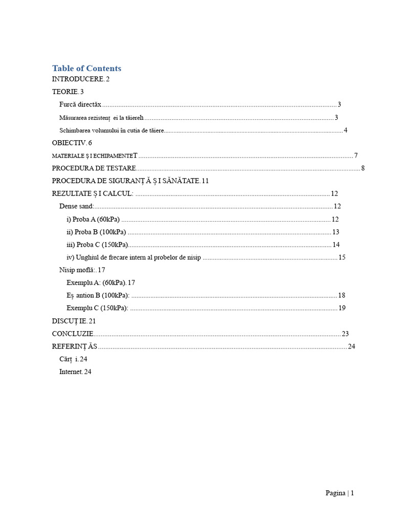 Testul Cutiei de Forfecare | PDF
