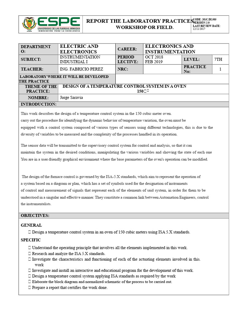 Temperature Control System Design Guide | PDF | Thermocouple