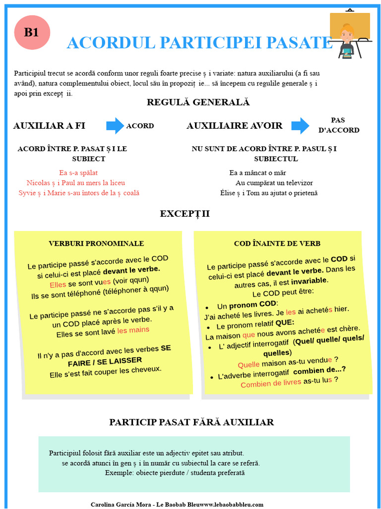 Acordul Participului Pasat (B1) | PDF