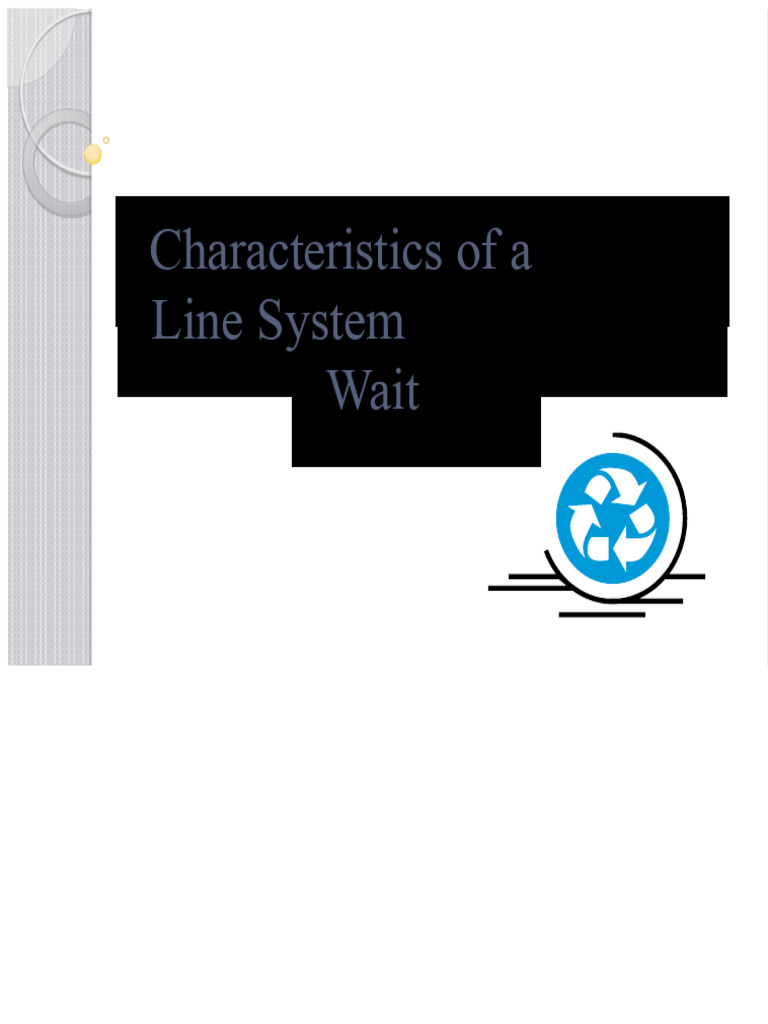 Characteristics of A Queueing System | PDF | Applied Mathematics