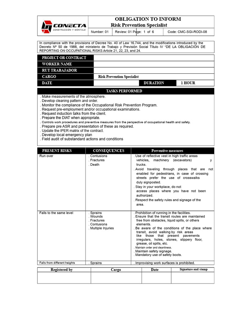 Occupational Risk Prevention Guidelines | PDF | Ultraviolet | Personal ...