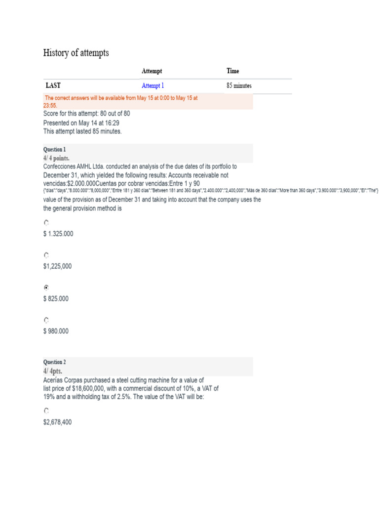 Final Exam ASSET ACCOUNTING | PDF | Debits And Credits | Expense