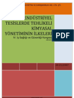 Tehlikeli Kimyasal Yonetimi