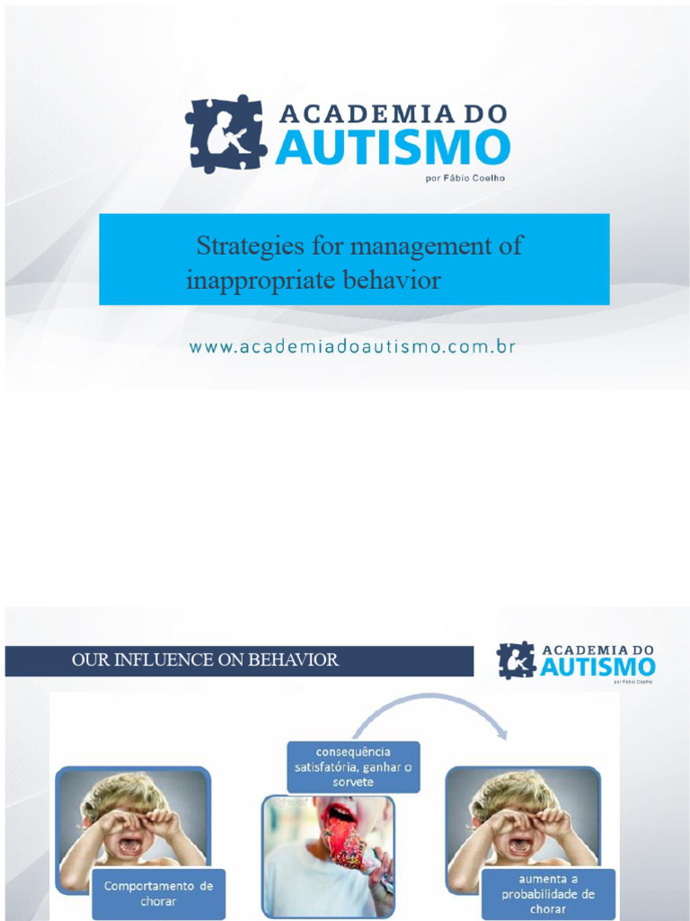Managing Inappropriate Behavior Strategies | PDF | Reinforcement | Dog ...