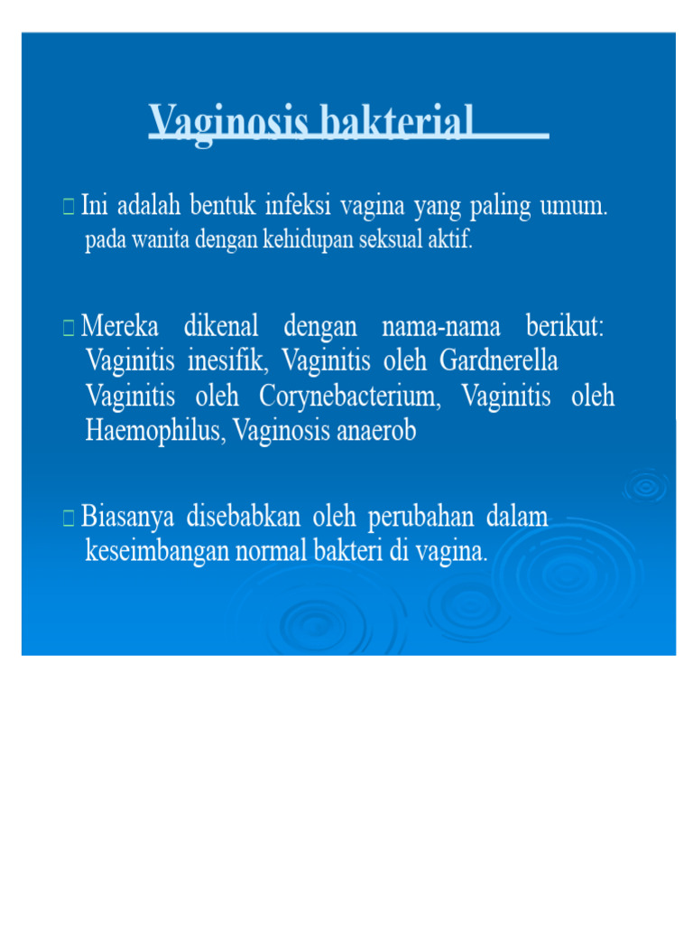 Panduan Lengkap Vaginosis Bakterial | PDF