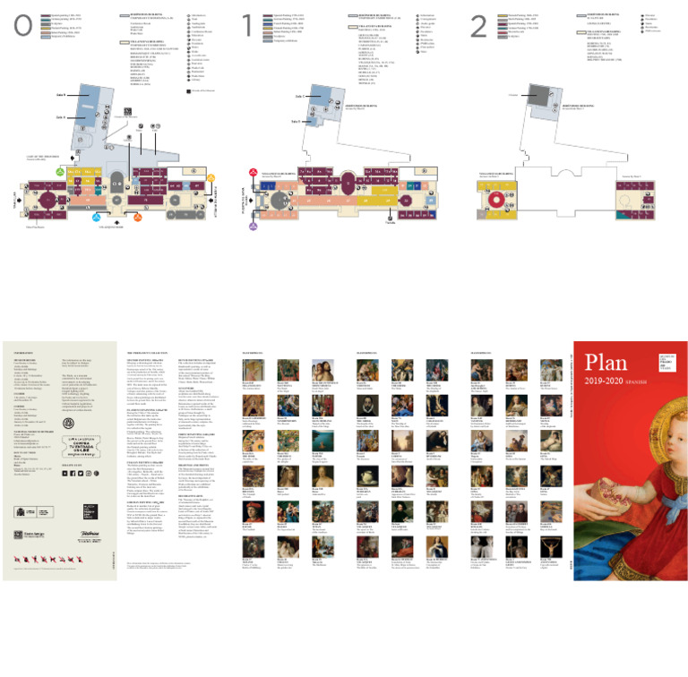 Prado Museum Floor Plan Guide | PDF | Peter Paul Rubens | Paintings