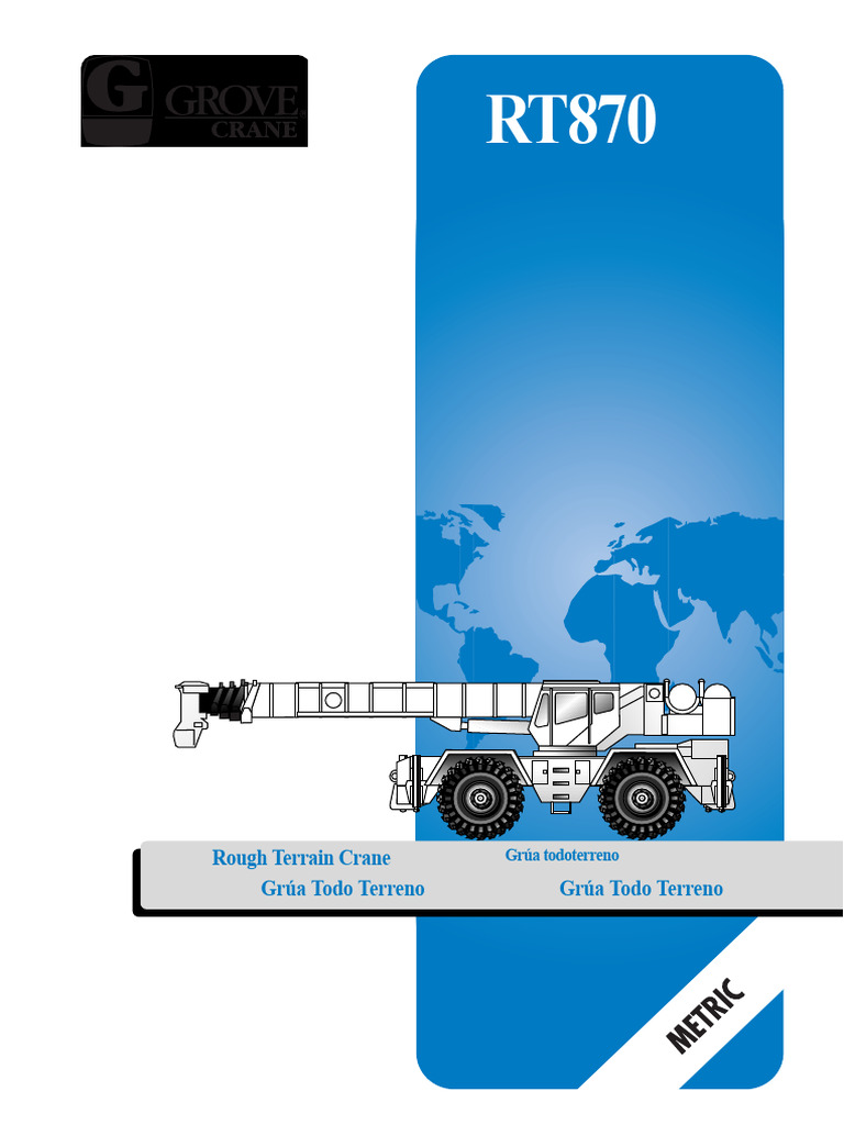 Grove RT870 PDF | PDF | Direccion | Eje