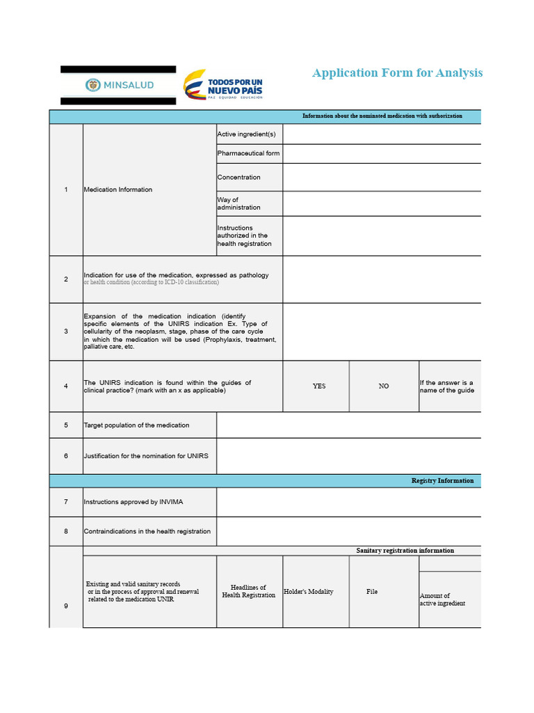 Request Form For Analysis of UNIRS For Scientific Societies | PDF ...