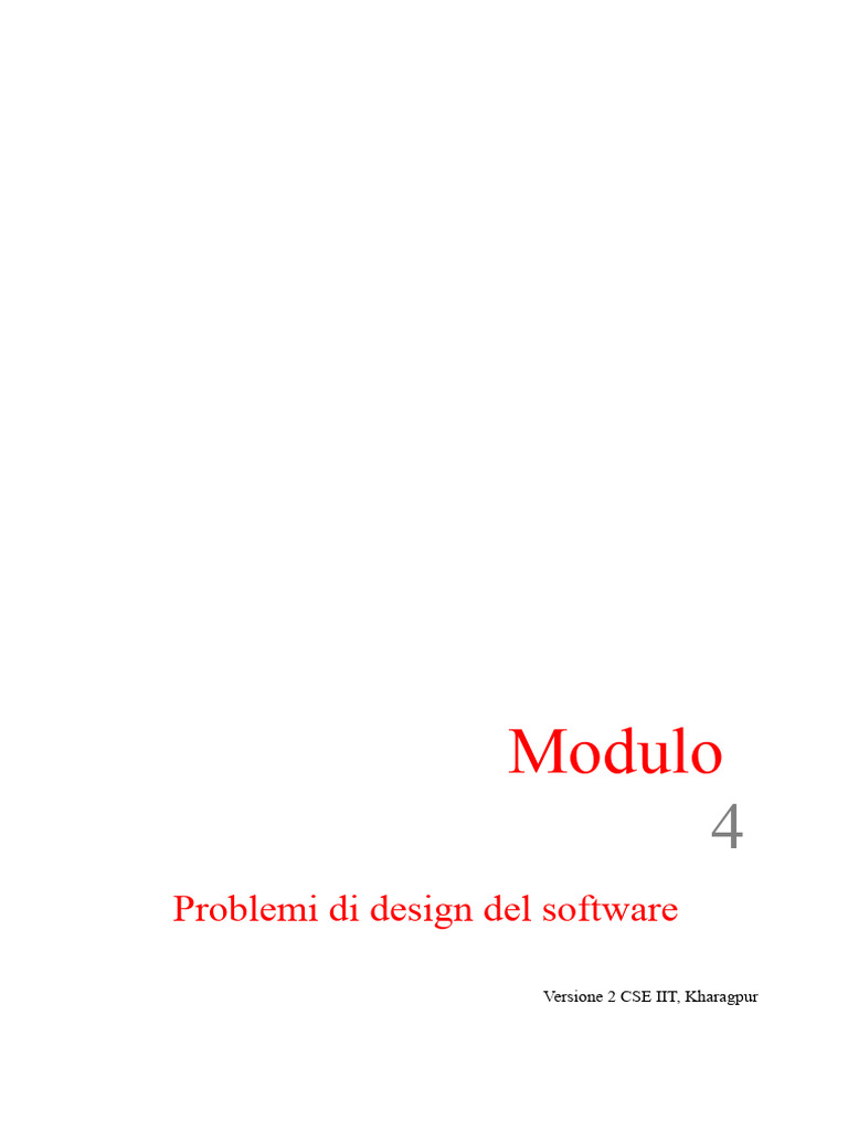 Problemi Di Design Del Software | PDF