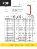 C Channel Size and Dimension Chart | PDF | Technology & Engineering