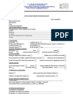 Fisa de Caracterizare Psihopedagogica