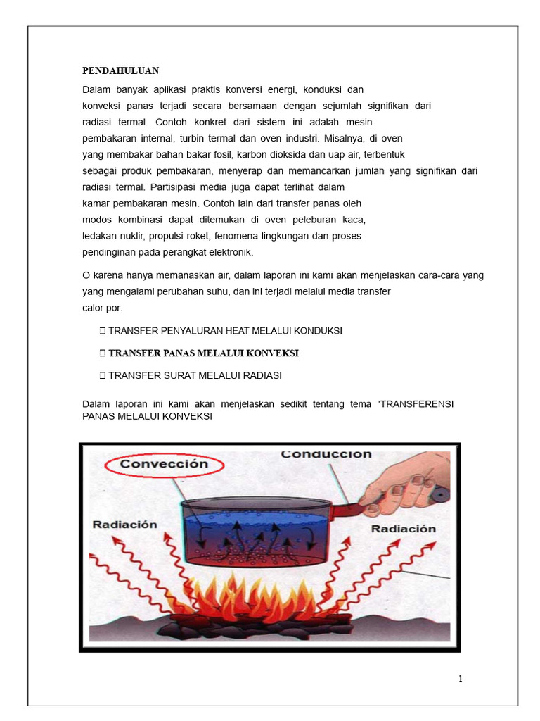 Transfer Panas: Konduksi, Konveksi, Radiasi | PDF