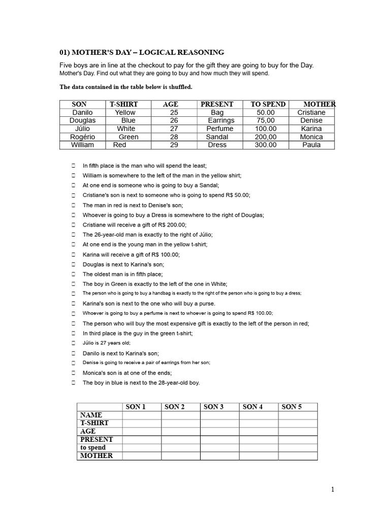 Racha Cuca - Logical Reasoning PDF | PDF | Drink