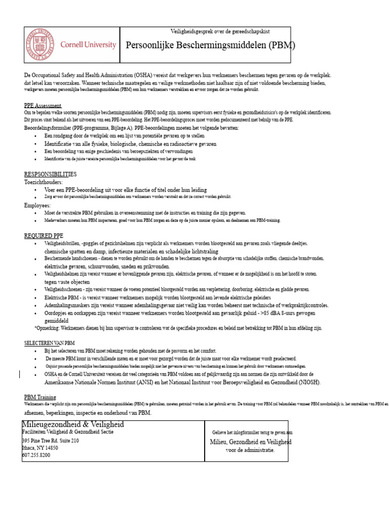 PBM Toolbox Talk | PDF