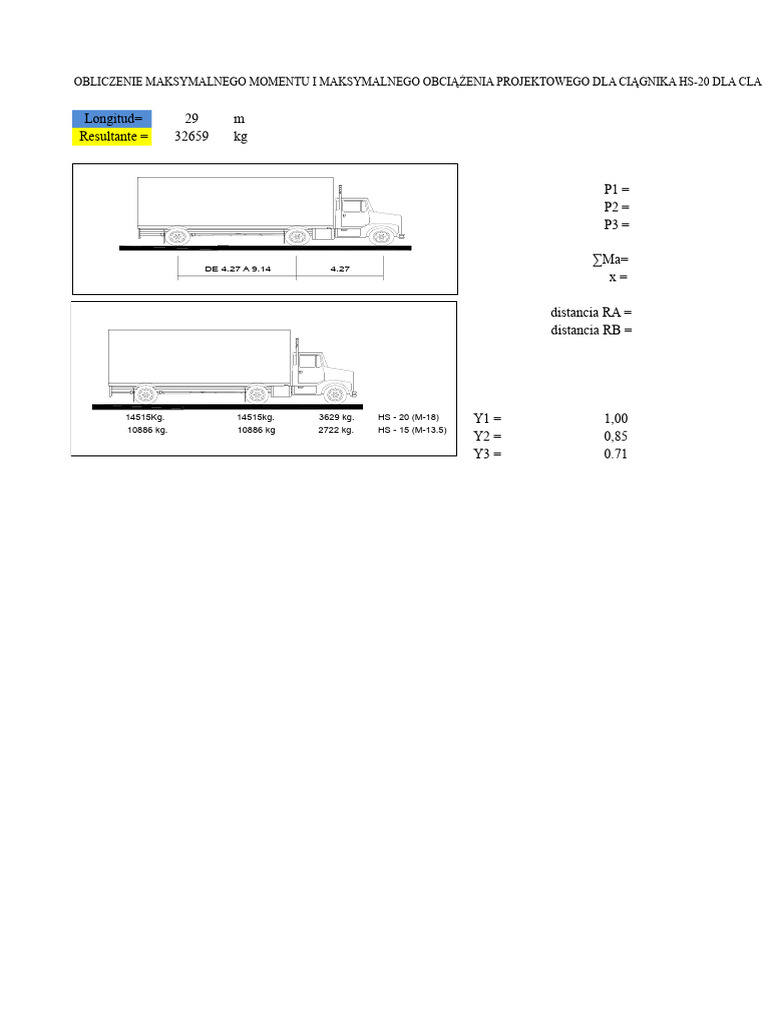 HS-20, T3-S3, T3-S2-R4, Imt-66.5, Trabe Typu Cajón | PDF