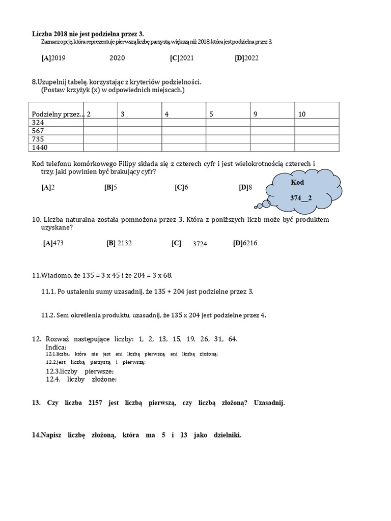 Mat 5 Test 2 | PDF