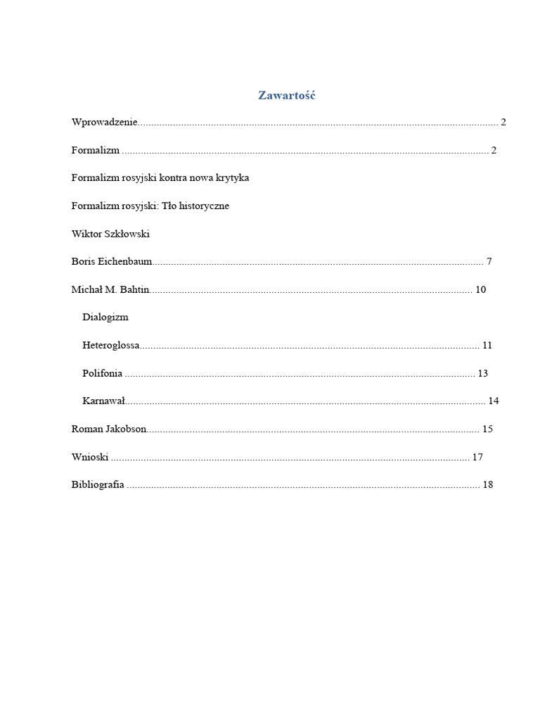 Formalizm Rosyjski | PDF