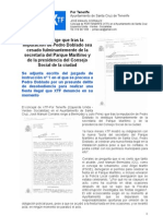 Corrales exige que tras la imputación de Pedro Doblado sea cesado fulminantemente de la secretaria del Parque Marítimo y de la presidencia del Consejo Social de la ciudad