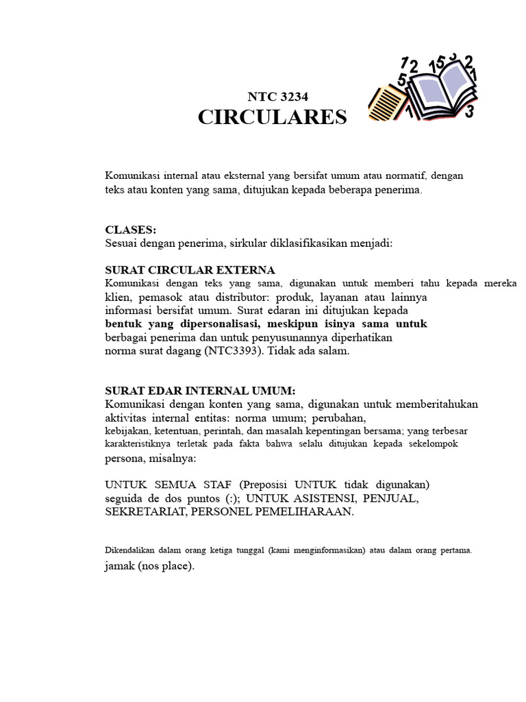 Sirkular NTC 3234 | PDF