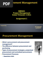 Procurement Management