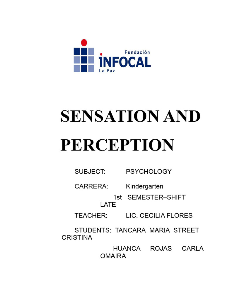 Understanding Sensation and Perception | PDF | Senses | Perception