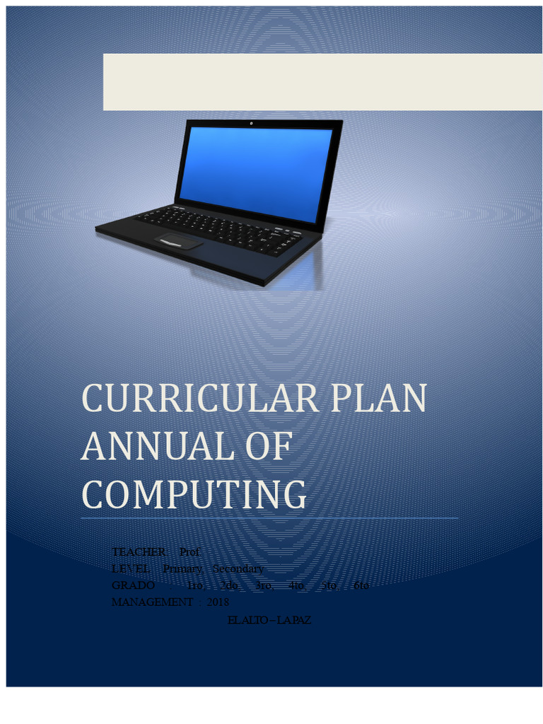 Annual Computing Curriculum Plan 2018 | PDF | Microsoft Excel ...