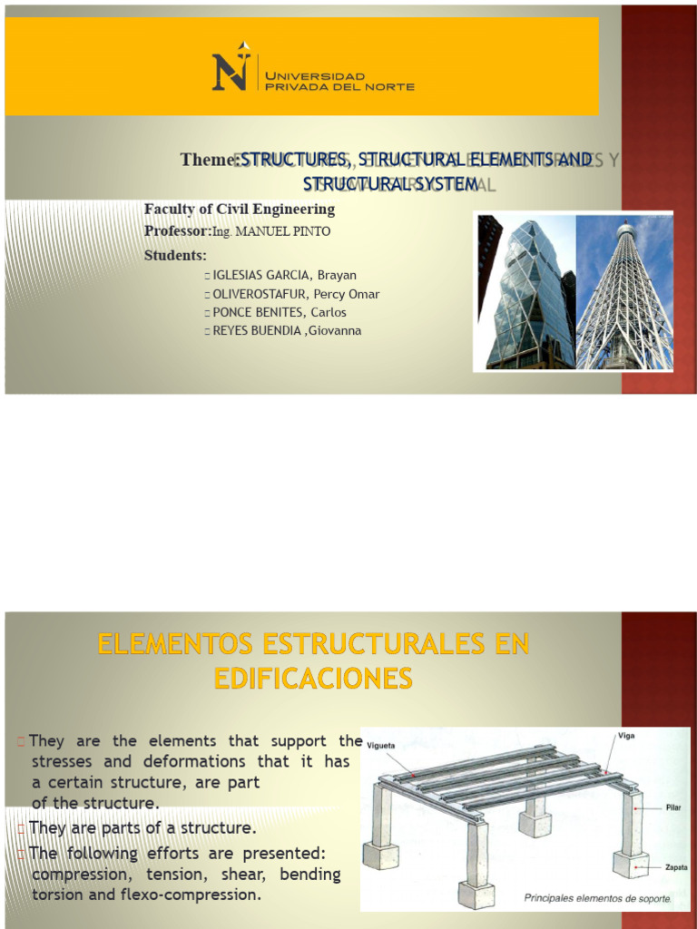 Structural System - Upn | PDF | Beam (Structure) | Earthquake Engineering