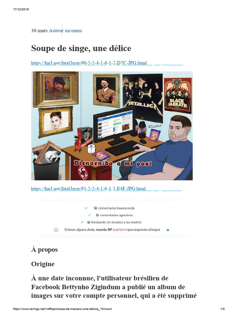 Soupe de singe : origine et viralité | PDF