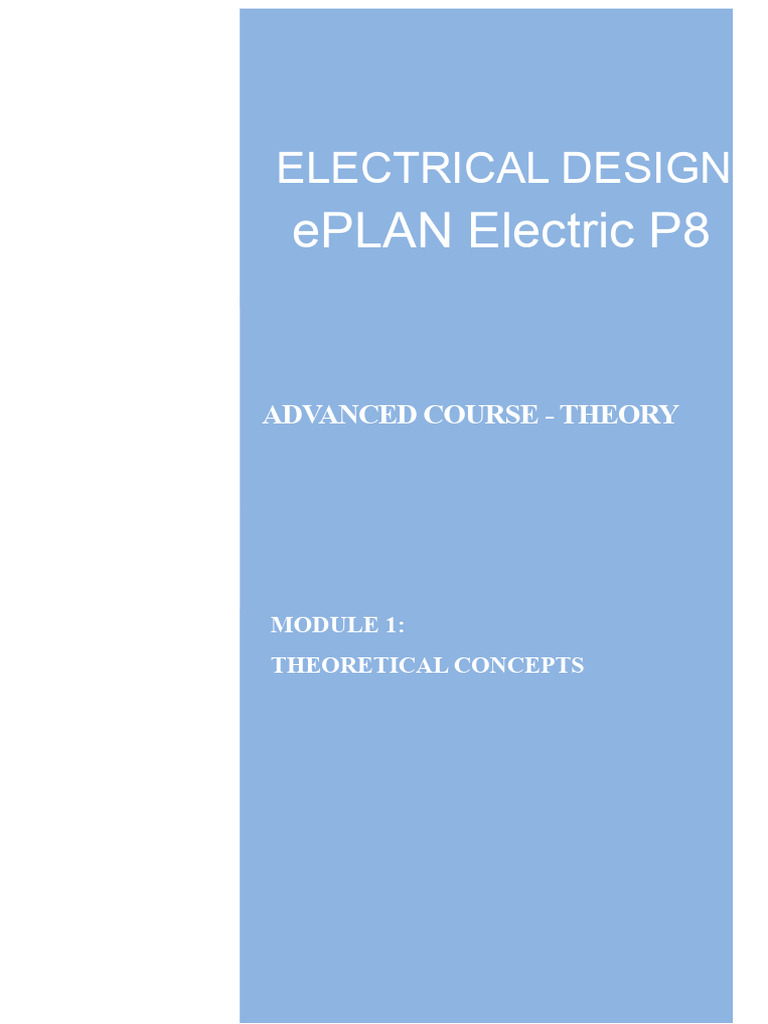 EPLAN Electric P8 Advanced Course Overview | PDF | Computer File ...