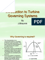 Introduction To Turbine Governing Systems