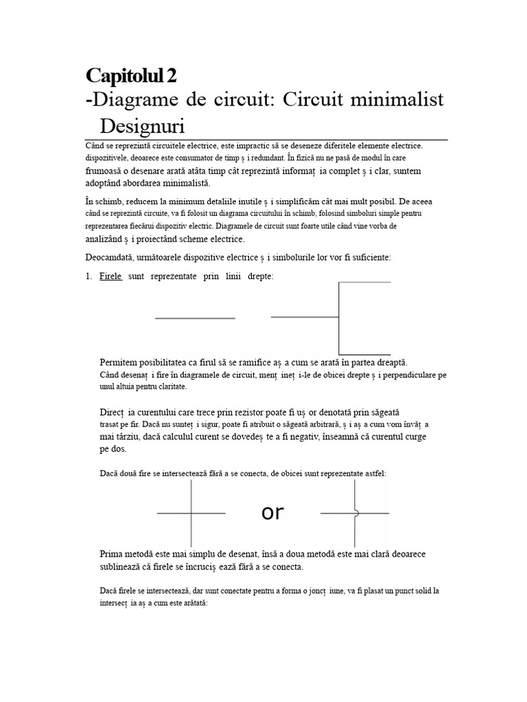 Capitolul 2 - Diagrame de Circuit PDF | PDF