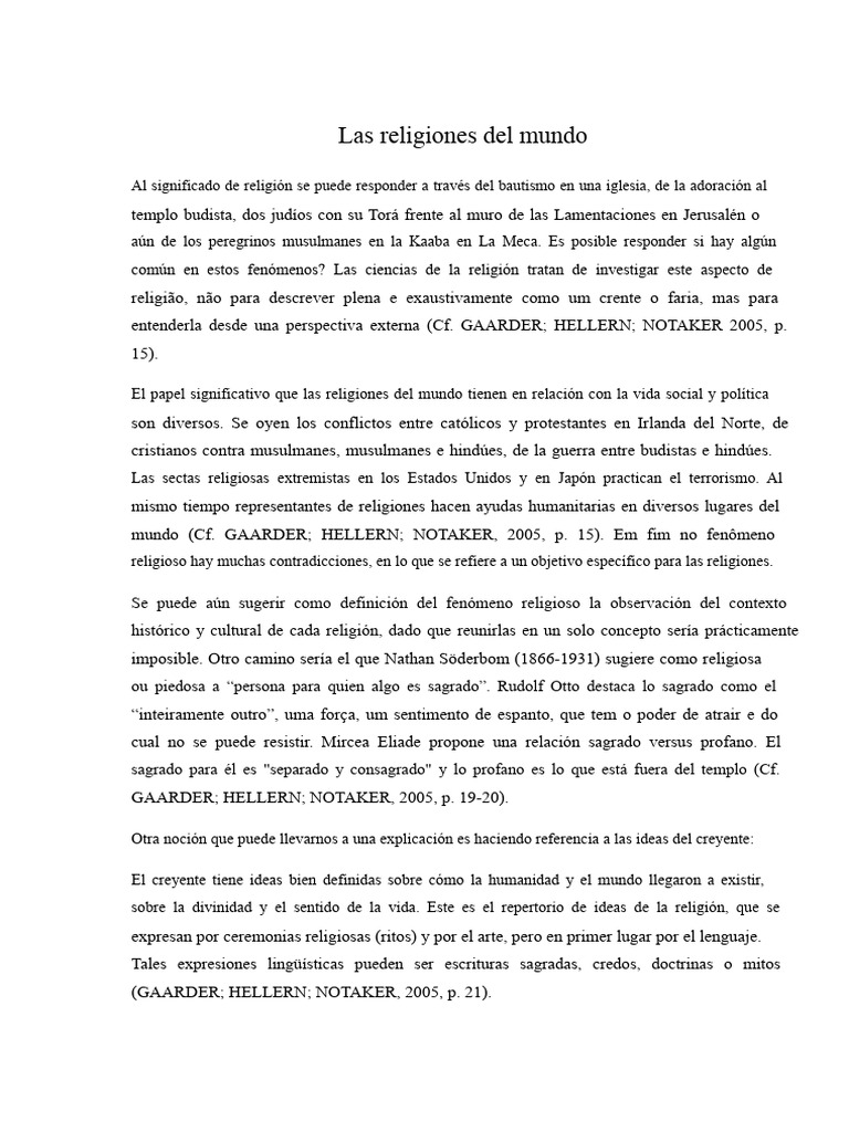Religiones del mundo: diversidad y diálogo | PDF | Paz | Sociedad