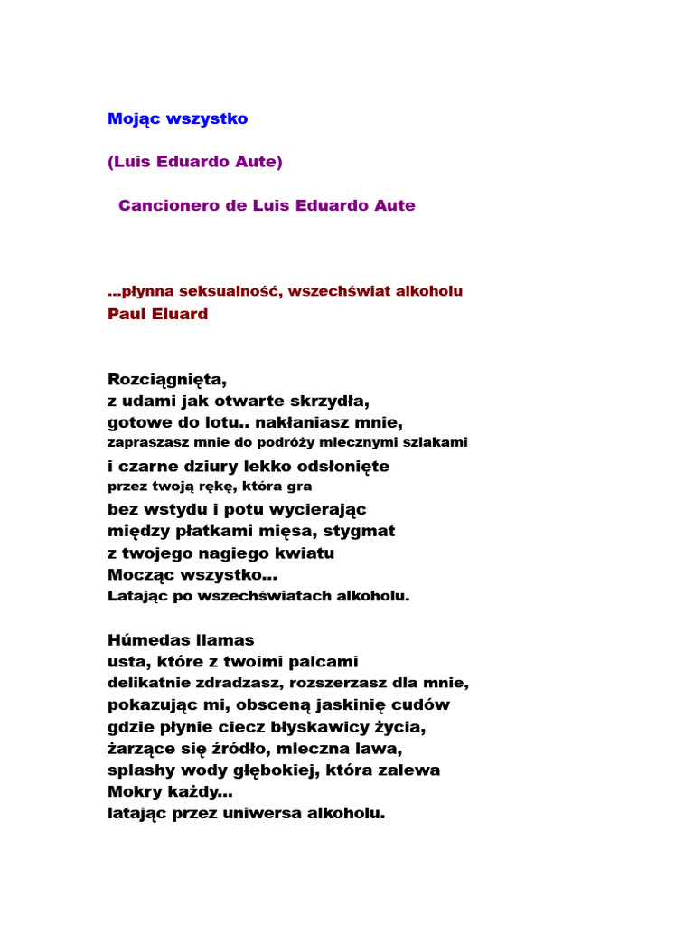 Luis Eduardo Aute | PDF