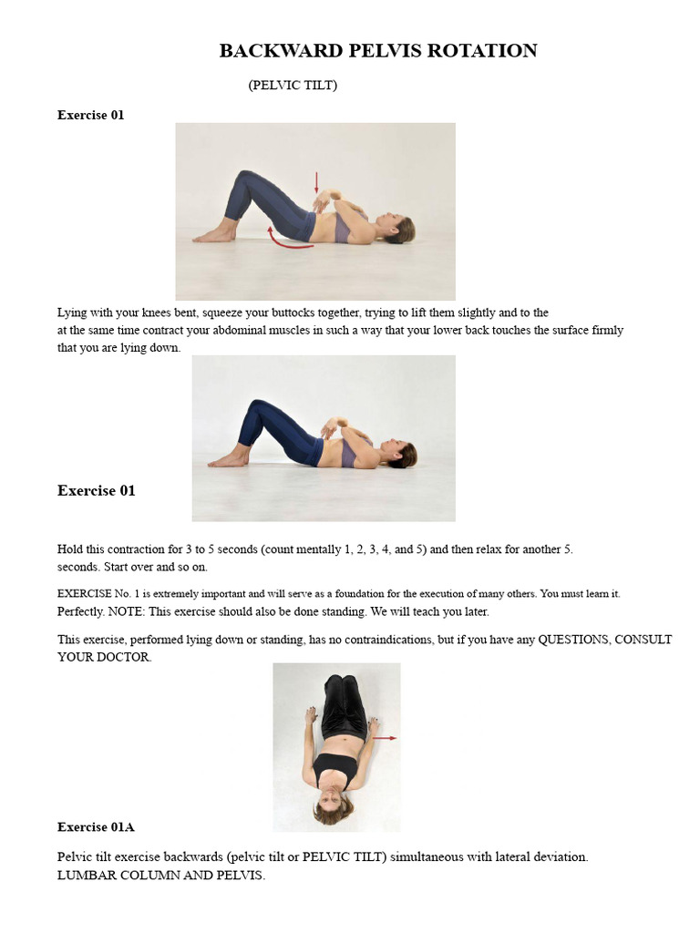 Pelvic Rotation Backwards | PDF | Pelvis | Musculoskeletal System