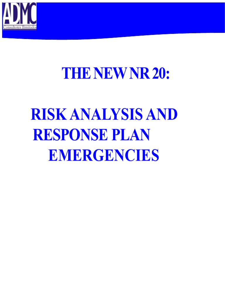 No 20 Risk Analysis and Emergency Plan | PDF | Risk | Emergency
