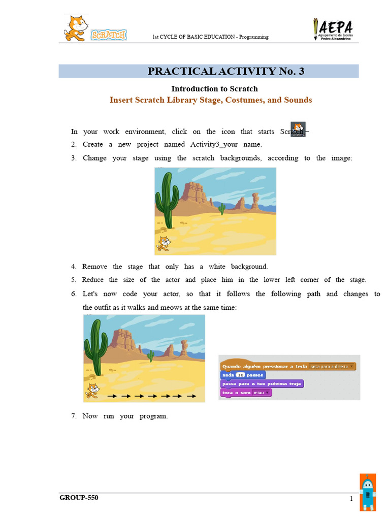 Scratch Programming Activity Guide | PDF