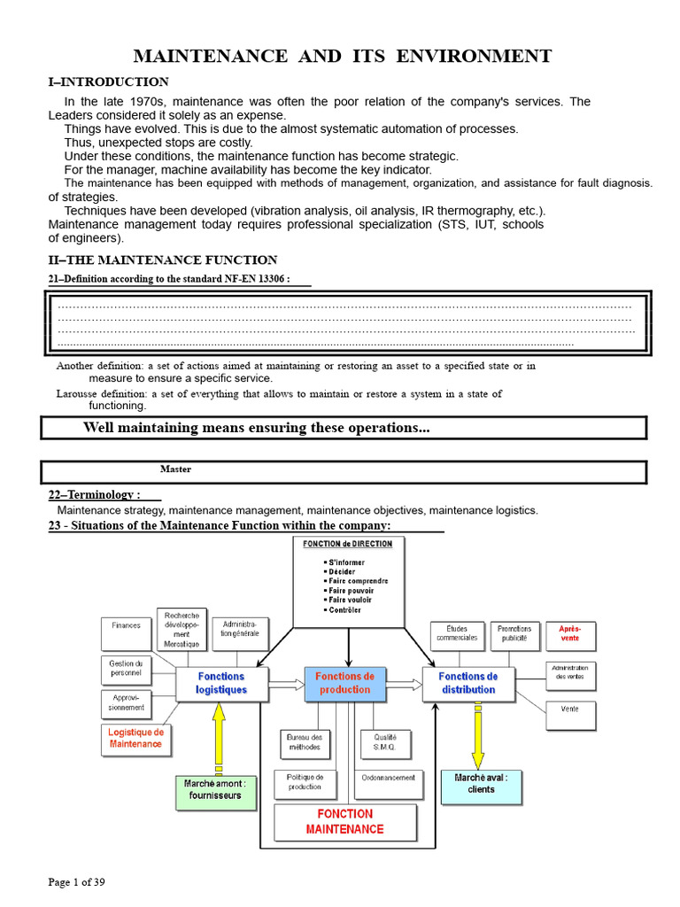 Strategic Maintenance Management Guide | PDF | Reliability Engineering ...