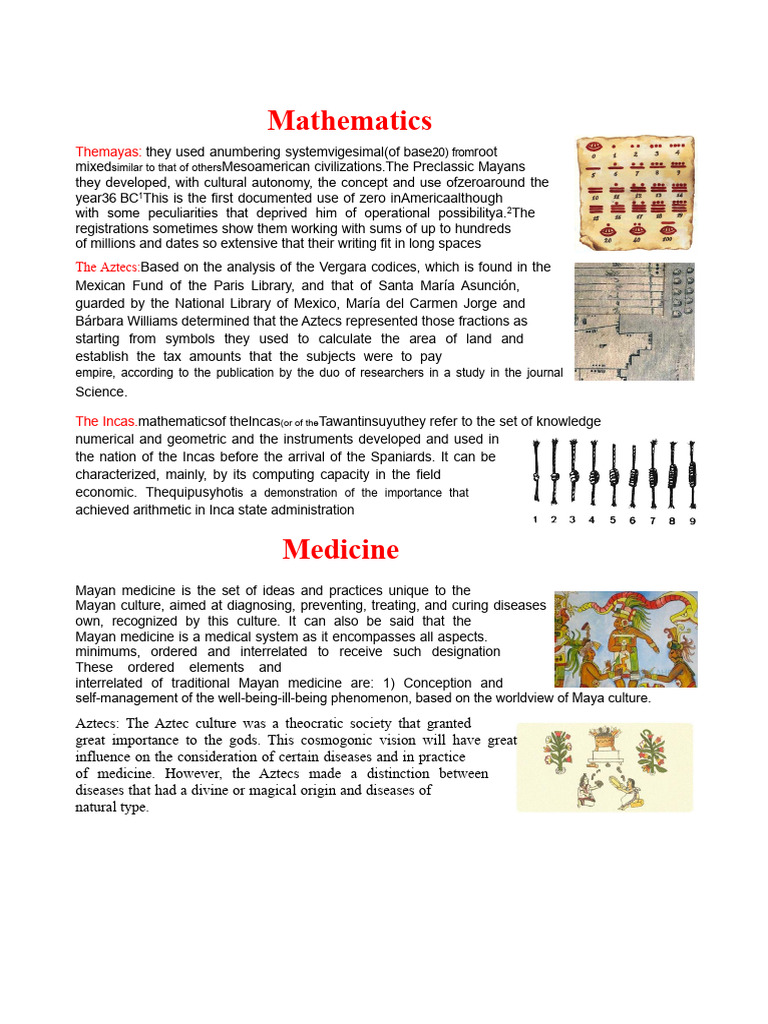 Mathematics | PDF | Maya Civilization | Deities
