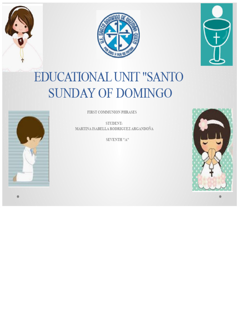 Communion Phrases | PDF