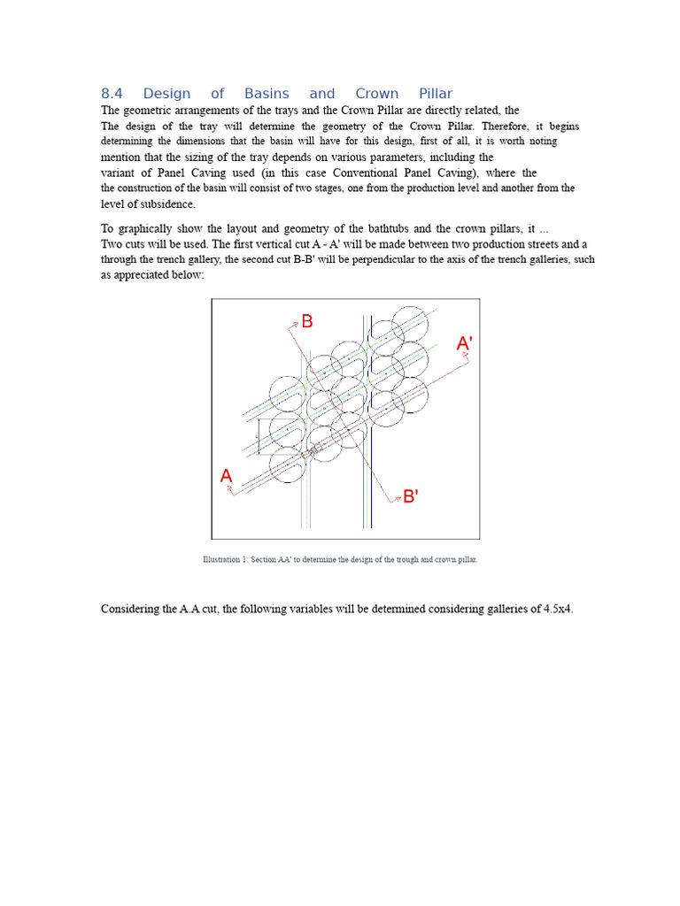 Basin and Crown Pillar Design Guide | PDF | Euclidean Geometry | Geometry