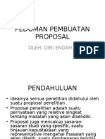 Pedoman Pembuatan Proposal