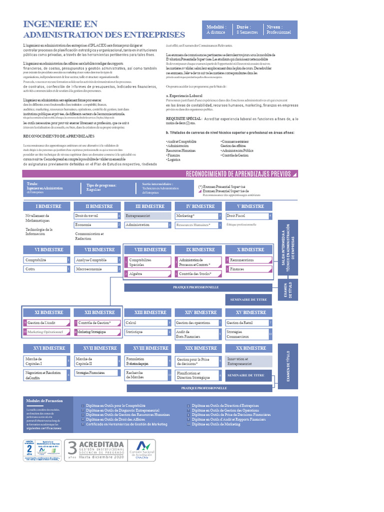 Ingénierie en Administration des Entreprises | PDF | Business | Audit