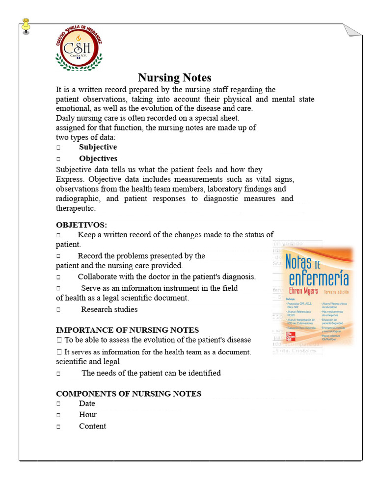 Nursing Notes | PDF | Nursing | Medical Diagnosis