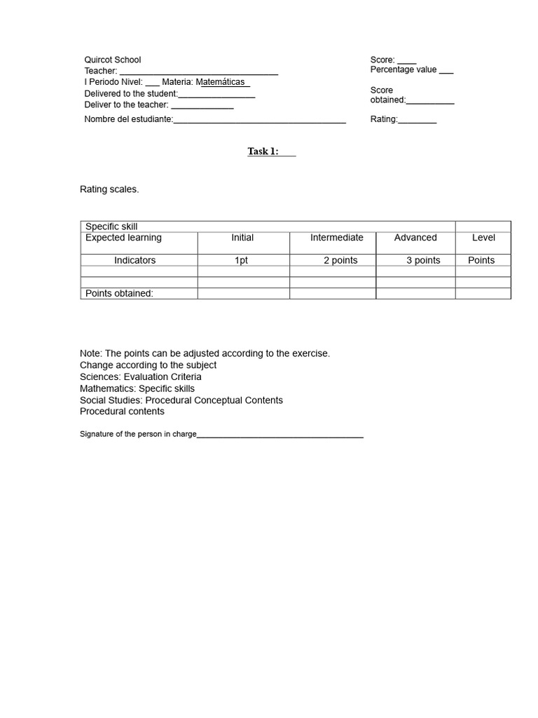 Task and Daily Work Template 2022 | PDF