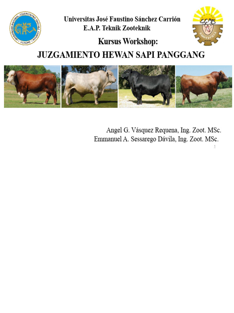 Penilaian Sapi Potong untuk Daging | PDF