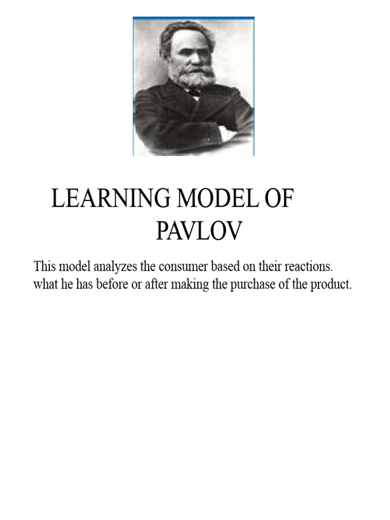 Pavlov's Learning Model | PDF