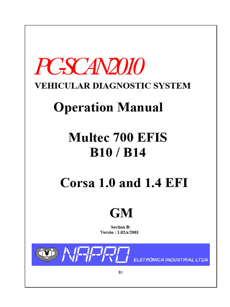 GM Multec 700 Corsa EFI Injection Manual | PDF | Fuel Injection ...