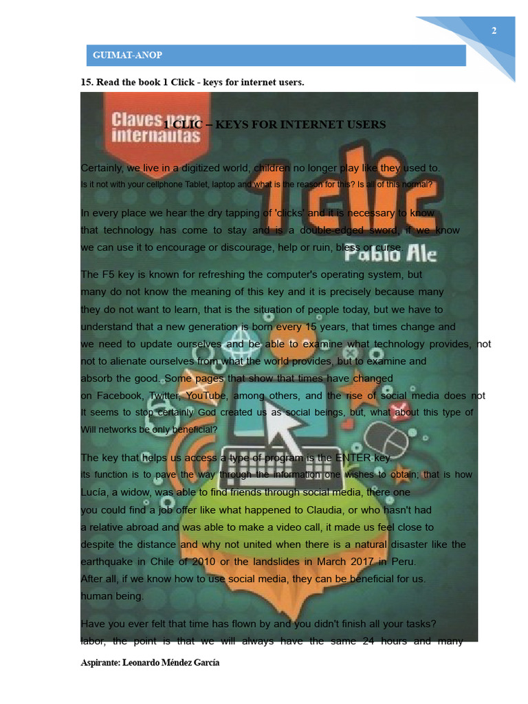 15.1 Clic - Key For Internet Users | PDF | Social Media | Popular ...