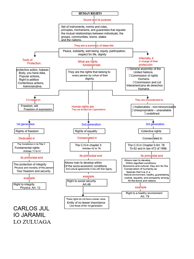 Human Rights Concept Map | PDF | Human Rights | Dignity